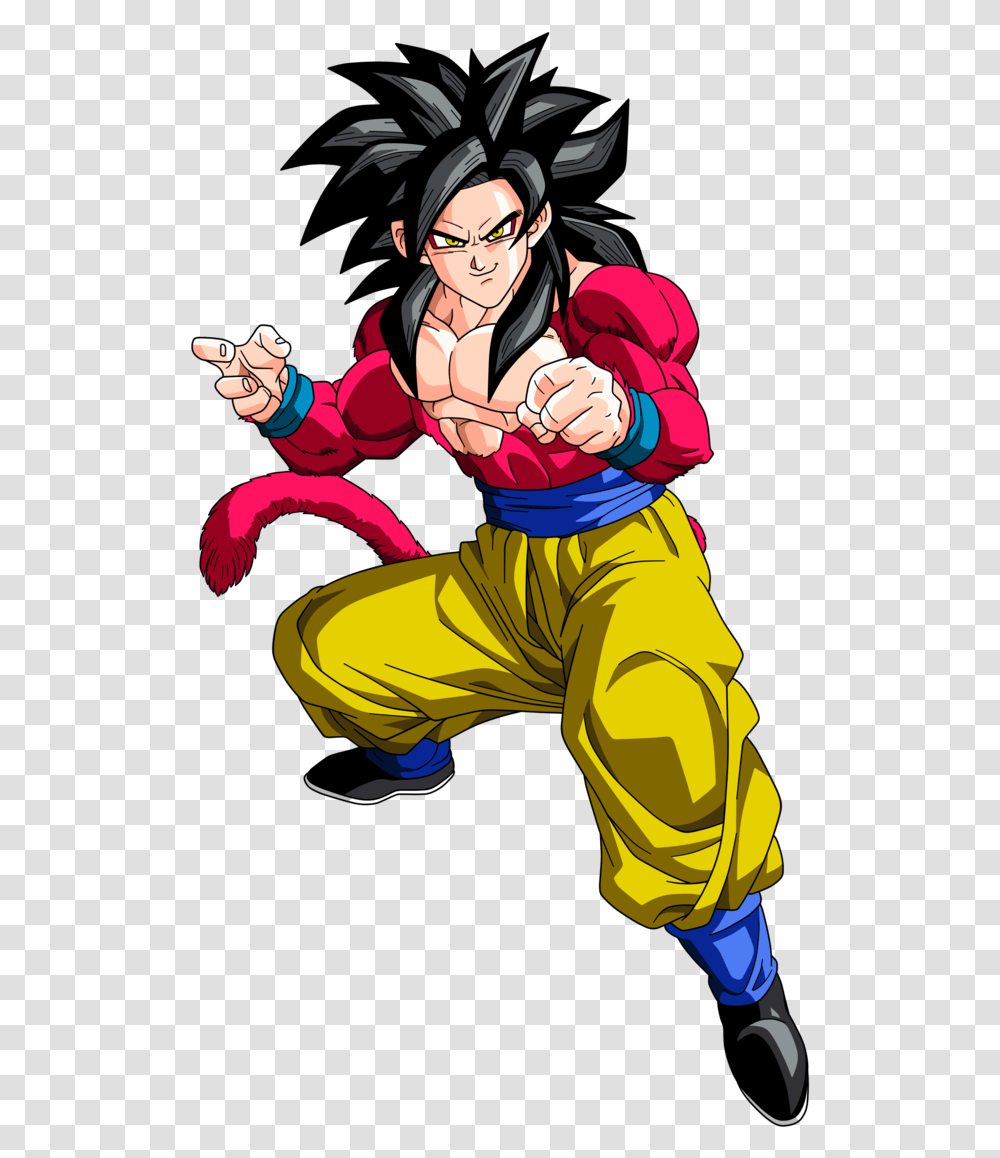 Super Saiyan 4 Goku, Comics, Book, Person, Human Transparent Png