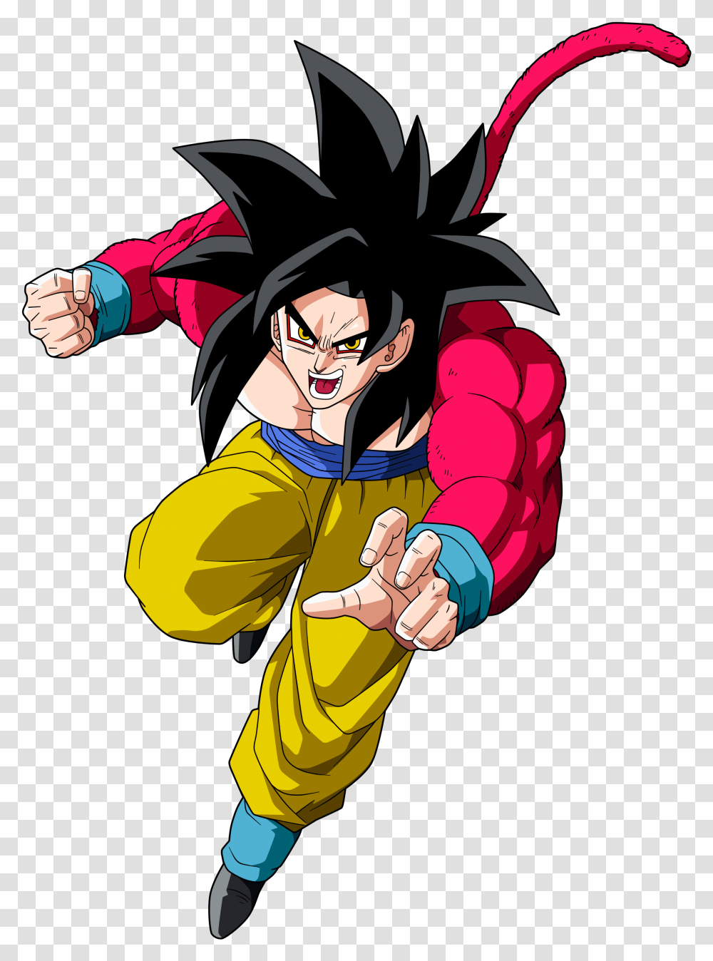 Super Saiyan 4 Goku Goku Ssj 4 Dragon Ball Goku Goku Gt Super Saiyan, Person, Human, Manga, Comics Transparent Png