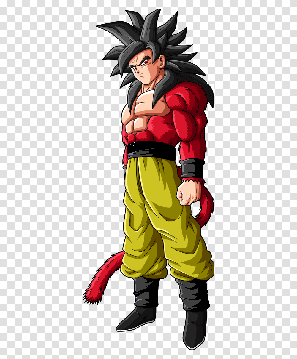 Super Saiyan 4 Goku, Person, Hand, Suit Transparent Png