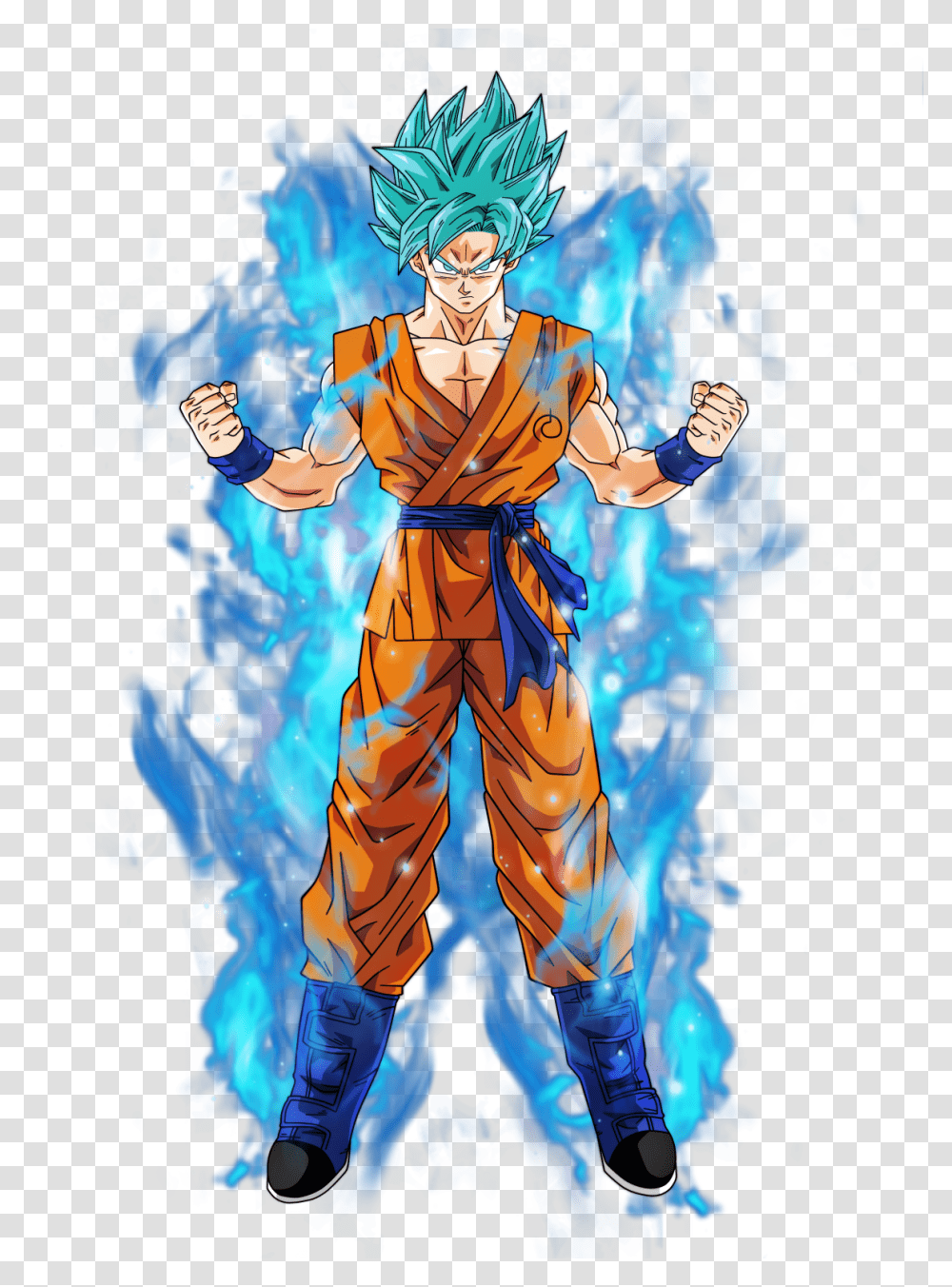 Super Saiyan Blue Goku Dragon Ball Super Goku Ssj Blue, Person, Graphics, Art, Modern Art Transparent Png