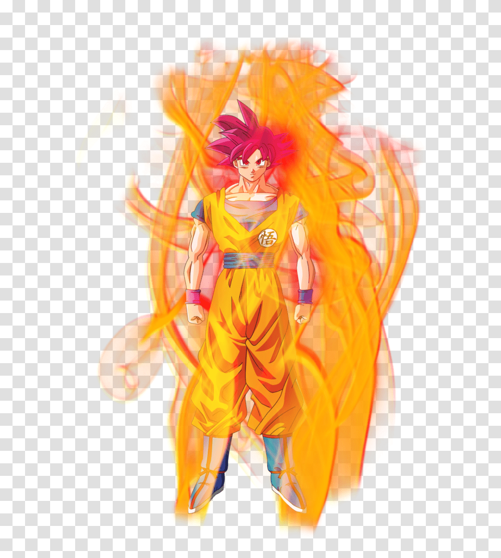 Super Saiyan God Aura Banner Library Download Goku Super Saiyan God Aura, Person, Book Transparent Png