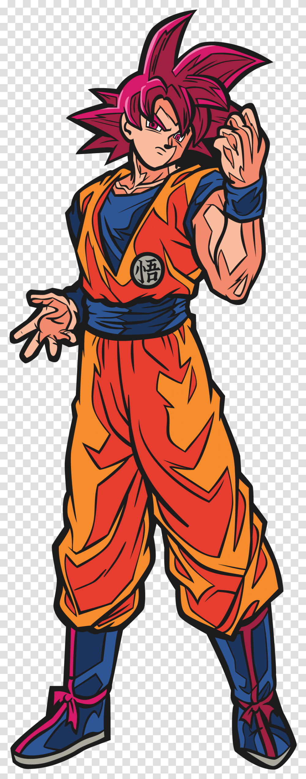 Super Saiyan God Goku Figpin, Performer, Person, Dance Pose, Leisure Activities Transparent Png