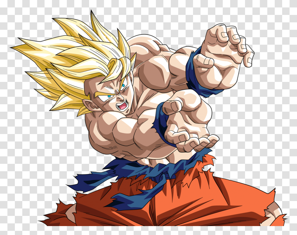 Super Saiyan Goku Alt Palette By Rayzorblade189 Super Saiyan Goku, Hand, Comics Transparent Png