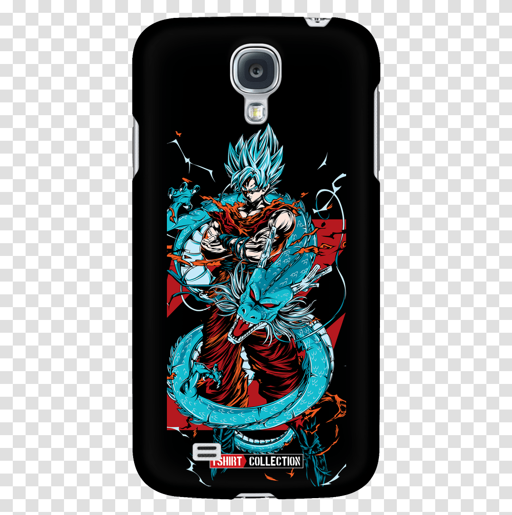 Super Saiyan Goku God Blue With Shenron Android Phone Iphone, Person, Poster Transparent Png