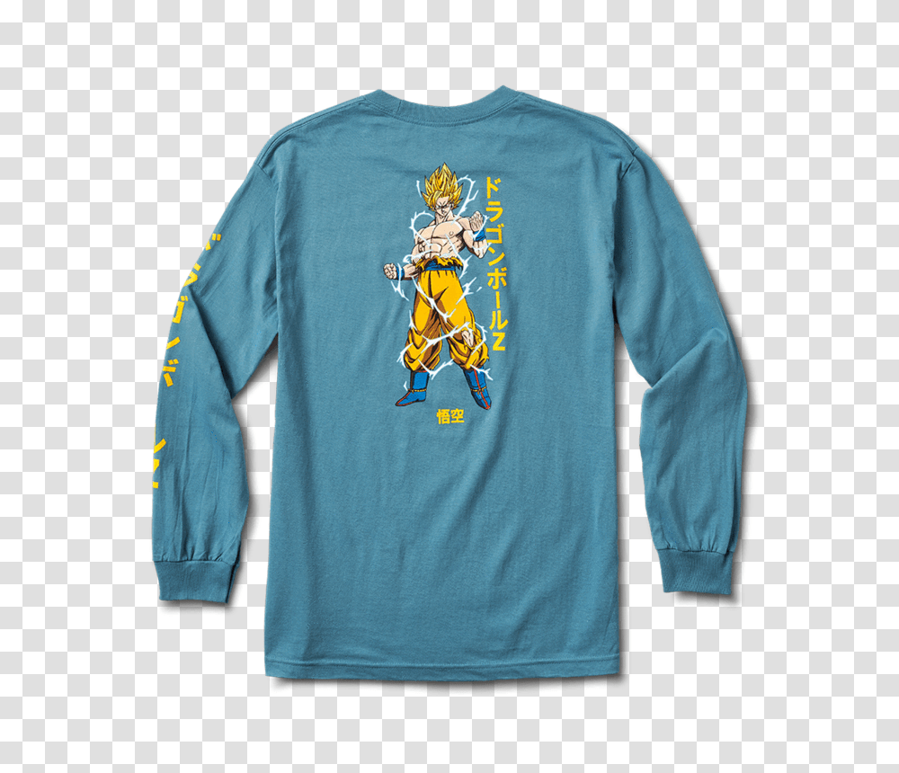 Super Saiyan Goku Ls Tee, Sleeve, Long Sleeve, Sweatshirt Transparent Png