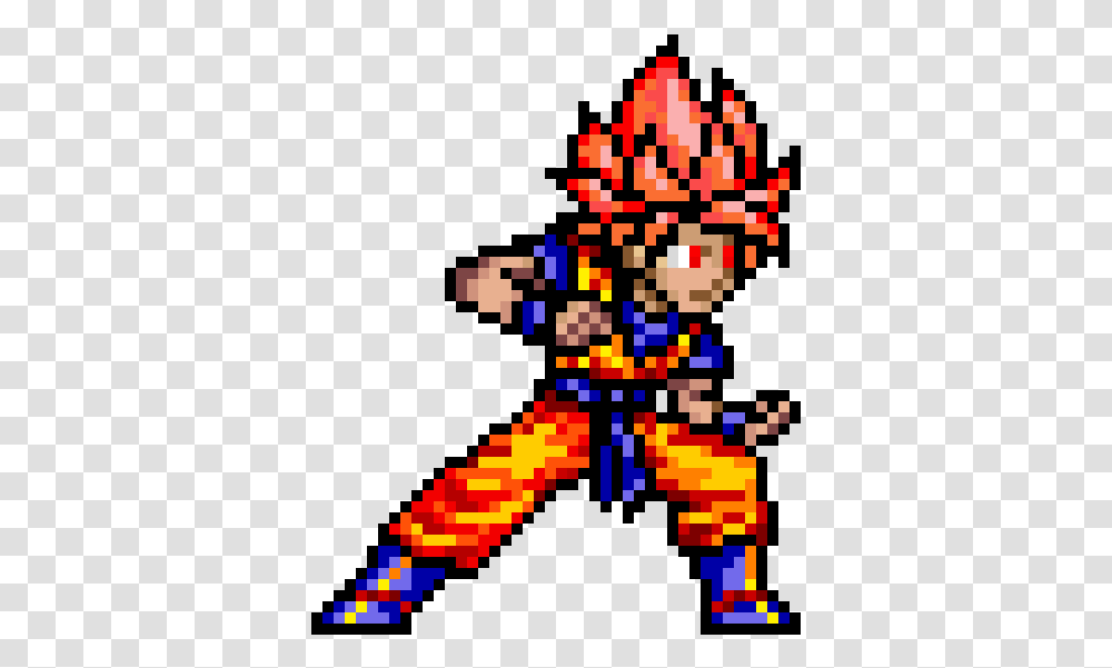 Super Saiyan Goku Pixel Art, Rug Transparent Png