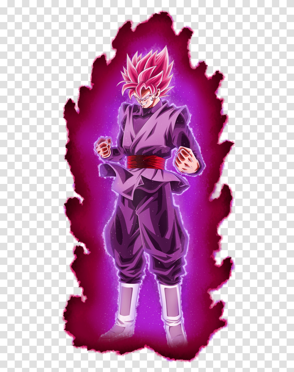 Super Saiyan Goku Trunk Vegeta, Purple, Poster Transparent Png