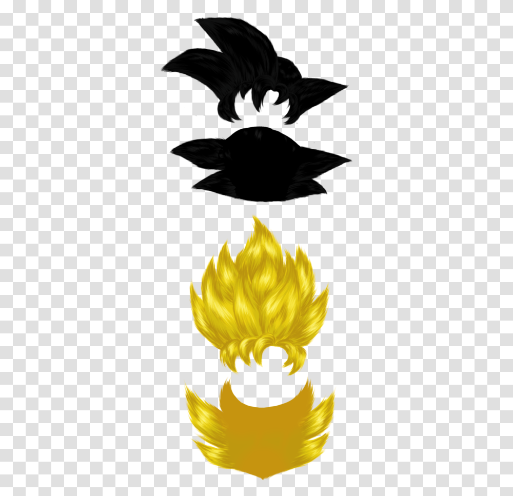 Super Saiyan Hair Back, Lighting, Fire, Plant, Flower Transparent Png