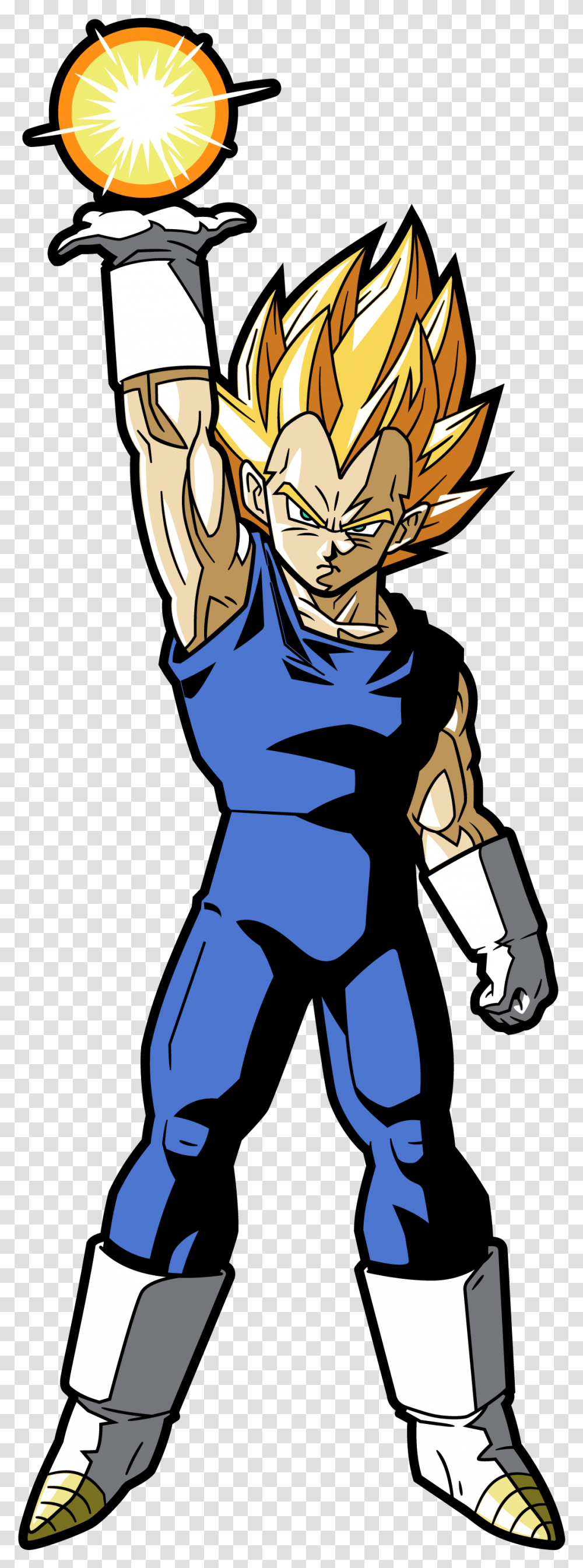 Super Saiyan Vegeta Figpin Dragon Ball, Manga, Comics, Book, Person Transparent Png