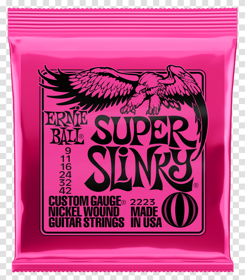 Super Slinky Nickel Wound Electric Guitar Strings Ernie Ball Strings, Poster, Advertisement, Flyer Transparent Png