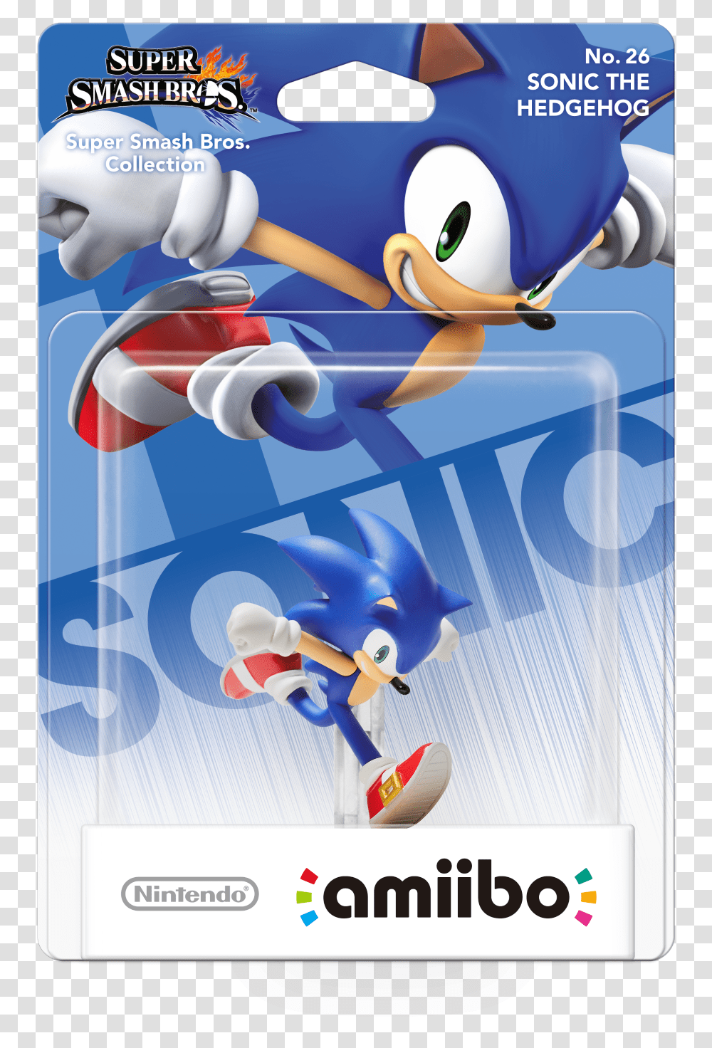 Super Smash Bres No Amiibo Sonic The Hedgehog, Advertisement Transparent Png