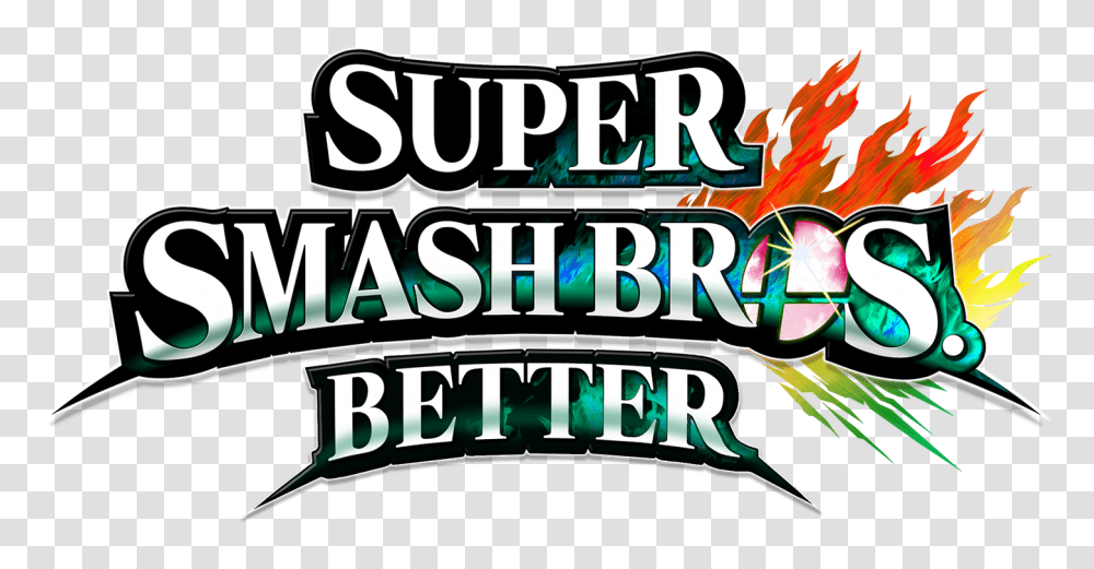 Super Smash Bros Better Mods, Word, Meal, Food Transparent Png