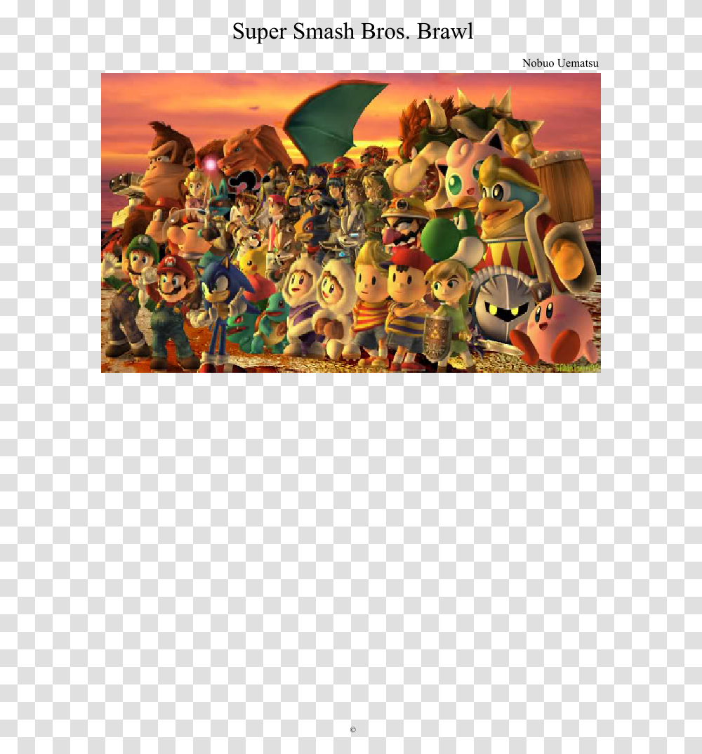 Super Smash Bros Brawl, Super Mario Transparent Png