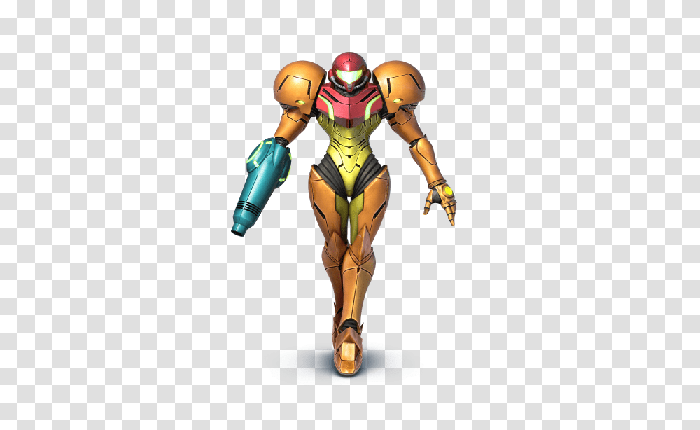 Super Smash Bros Characters Then And Now Samus Feature Prima, Toy, Helmet, Apparel Transparent Png