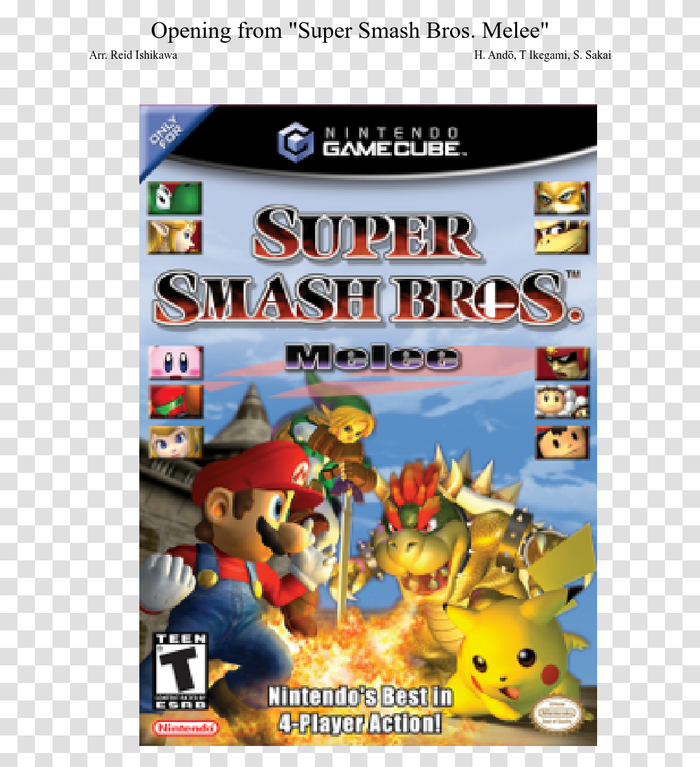 Super Smash Bros Melee, Super Mario Transparent Png