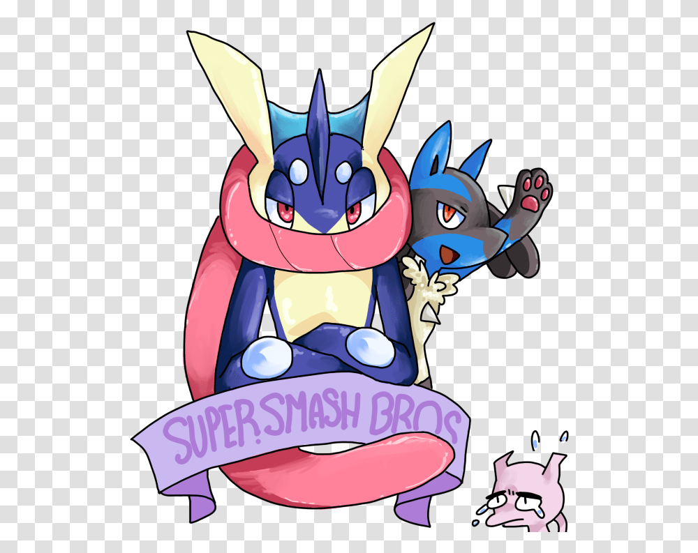 Super Smash Bros Mewtwo Lucario And Greninja, Graphics, Art, Teeth, Mouth Transparent Png