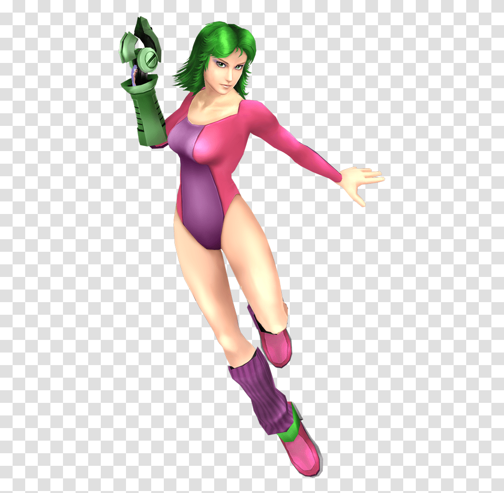 Super Smash Bros Original Zero Suit Samus, Costume, Person, Female Transparent Png