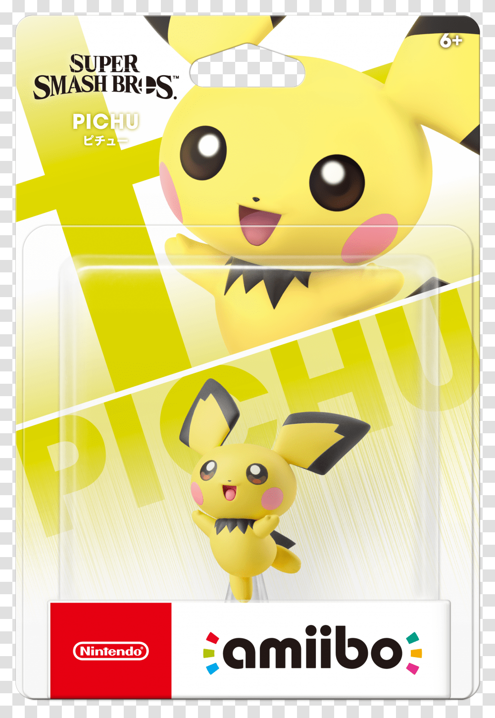 Super Smash Bros Pichu Amiibo, Advertisement, Poster Transparent Png