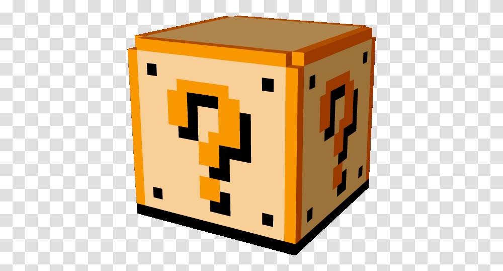 Super Smash Bros Super Mario Coin Block, Box, Cardboard, Carton, Minecraft Transparent Png