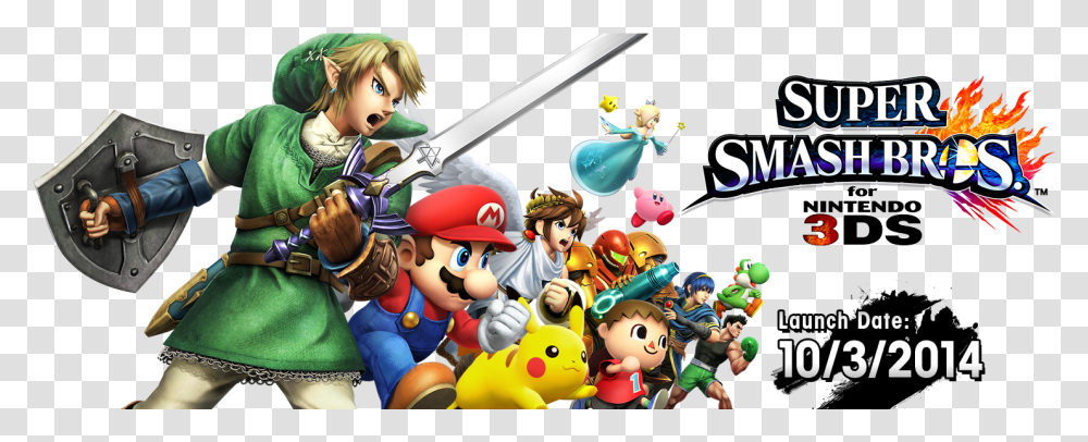 Super Smash Bros Super Smash Bros 3ds, Toy, Person, Human, Super Mario Transparent Png