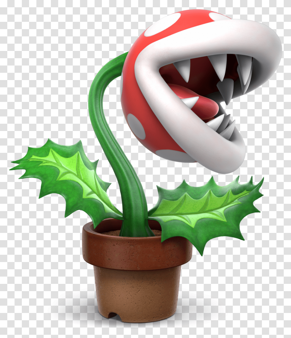 Super Smash Bros Ultimate Piranha Plant, Flower, Blossom, Pot, Cactus Transparent Png