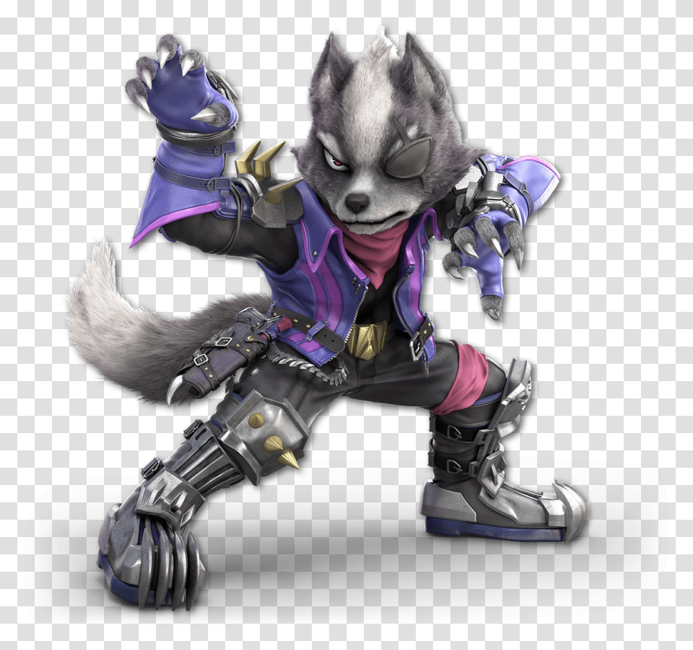 Super Smash Bros Ultimate Wolf, Toy, Figurine, Costume, Person Transparent Png