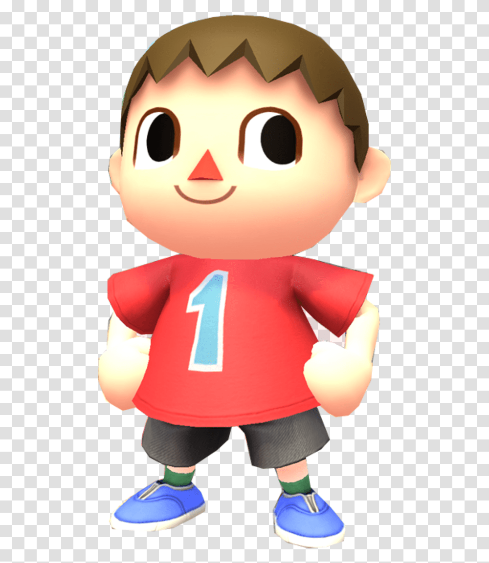 Super Smash Bros Villager Animal Crossing, Toy, Doll, Person, Human Transparent Png