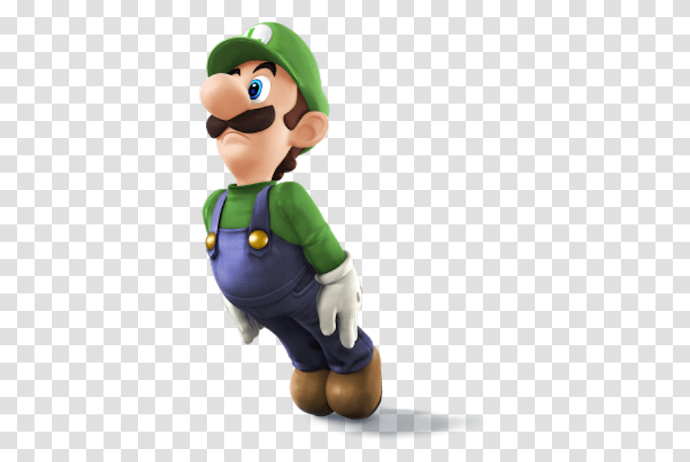 Super Smash Bros Wii U And 3ds Luigi Artwork Luigi Victory Pose Smash Ultimate, Super Mario, Person, Human, Figurine Transparent Png