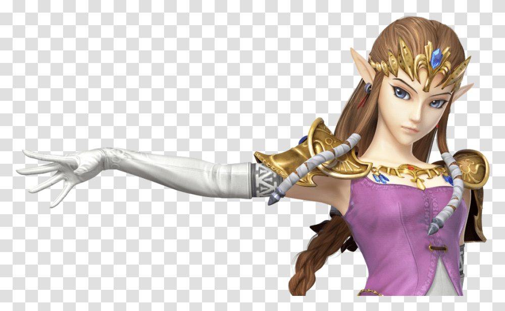 Super Smash Bros Wii U Super Smash Bros Wii U Zelda, Figurine, Doll, Toy, Person Transparent Png