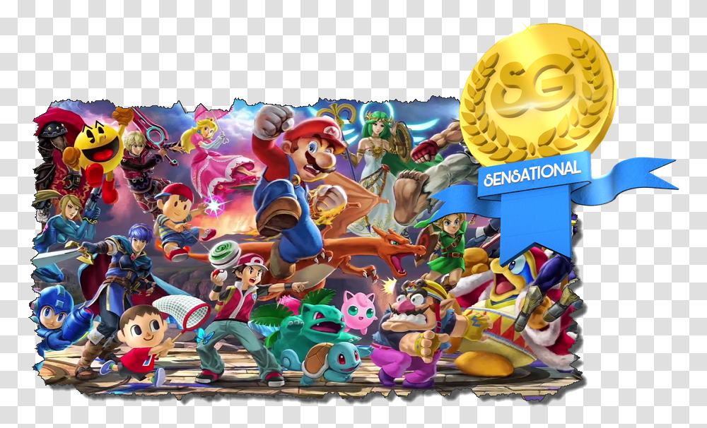 Super Smash Bros Wii U Video Games Smash Bros, Super Mario, Person, Human, Angry Birds Transparent Png