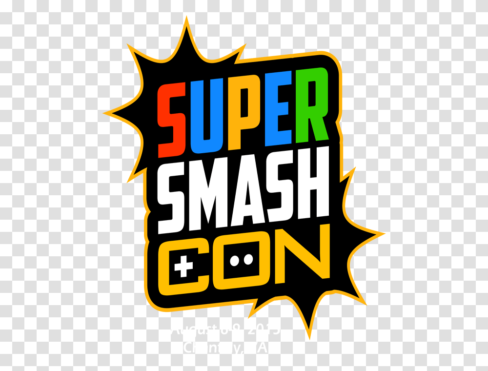 Super Smash Con Logo Con Artist, Alphabet, Flyer, Poster Transparent Png