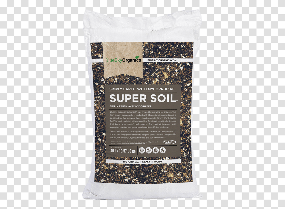 Super Soil Bluesky Organics Blue Sky Organics Super Soil, Pillow, Cushion, Poster, Advertisement Transparent Png