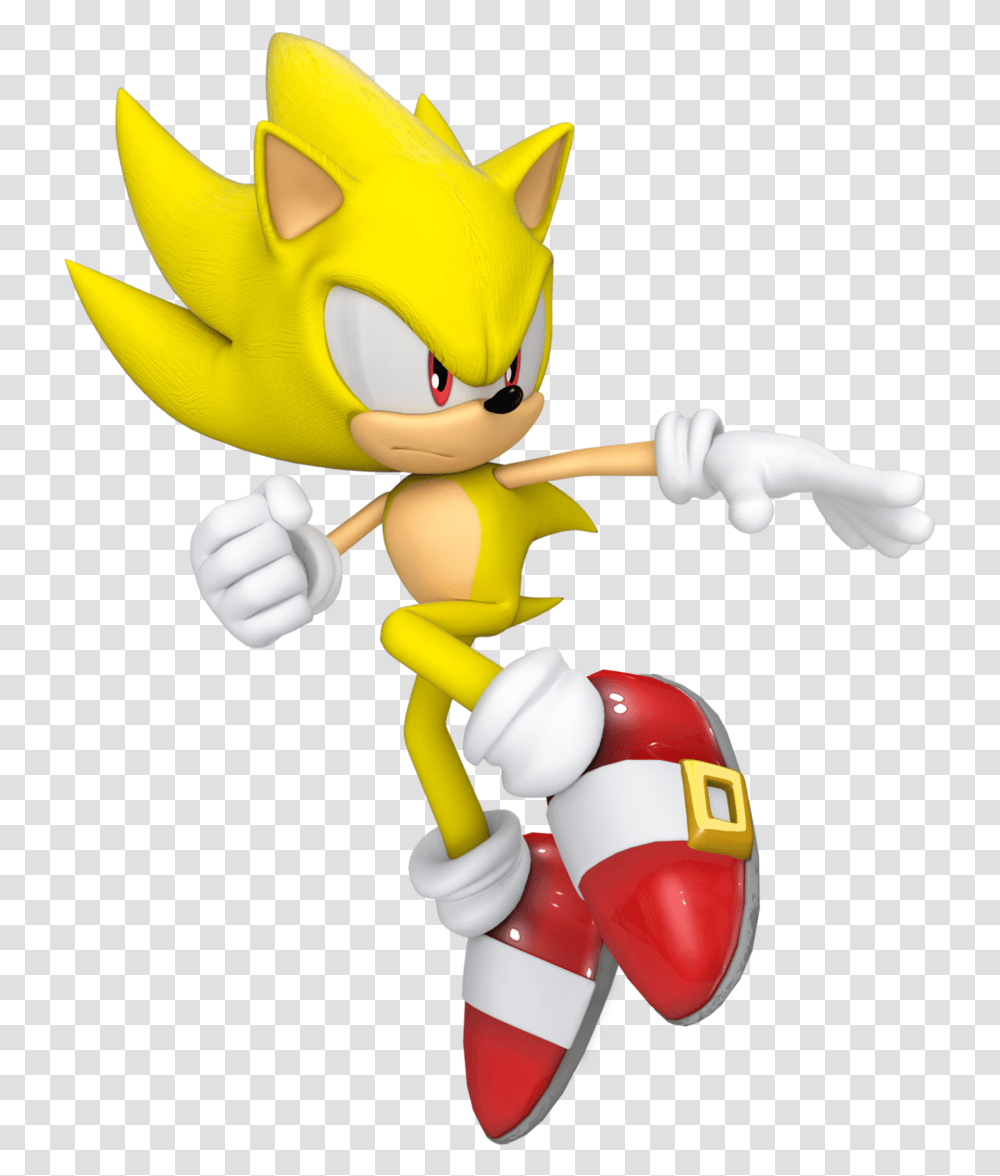 Super Sonic Super Sonic 3d Model, Toy, Super Mario Transparent Png