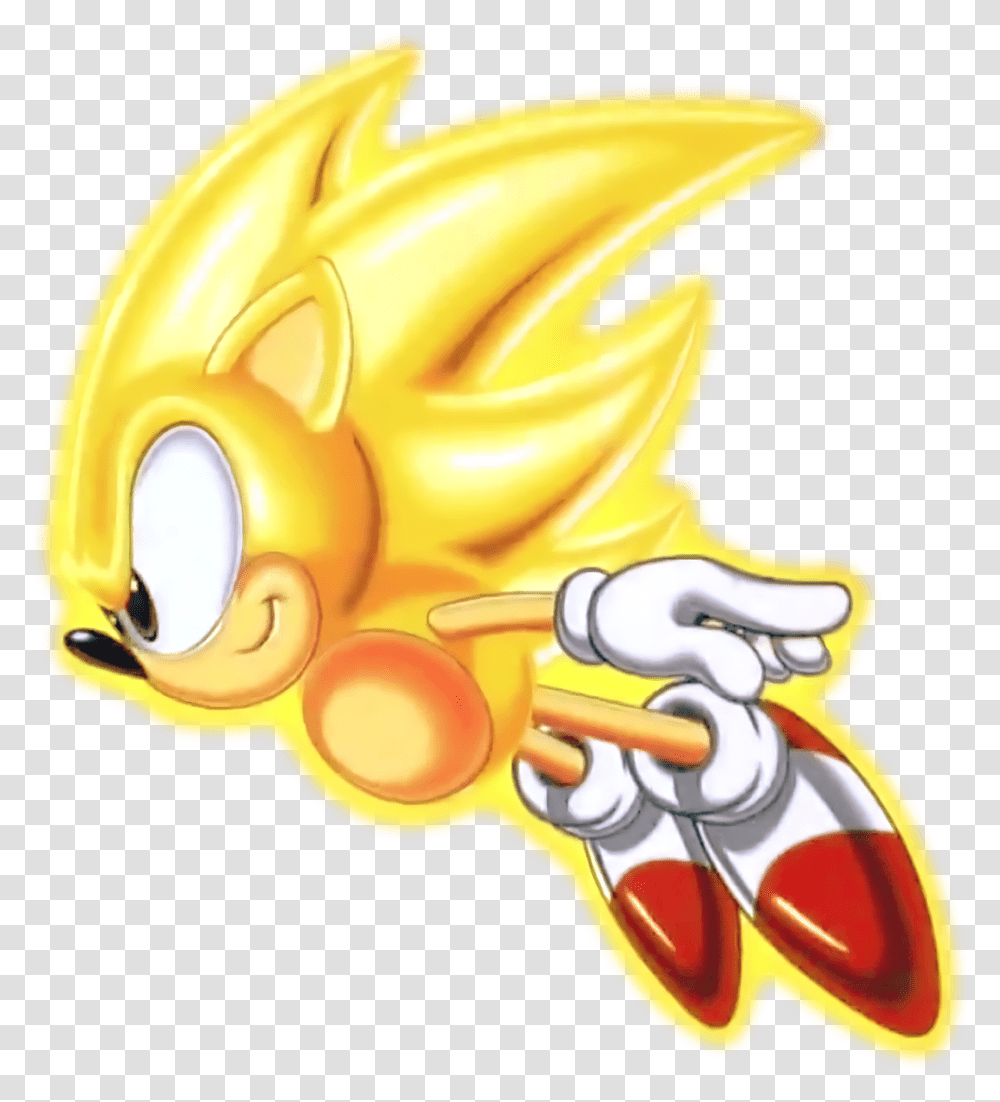 Super Sonic The Hedgehog Flying, Sweets, Food, Confectionery, Hand Transparent Png