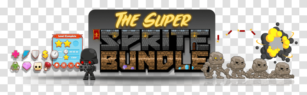 Super Sprite Bundle Header Pc Game, Lighting, Word, Alphabet Transparent Png