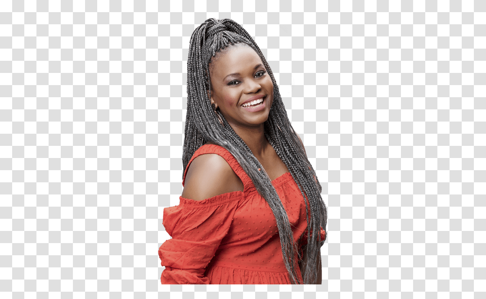 Super Star Darling One Million Braids, Face, Person, Scarf Transparent Png