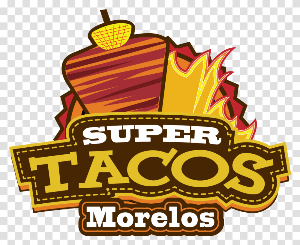Super Tacos Morelos Logo Illustration, Meal, Food, Slot, Gambling Transparent Png
