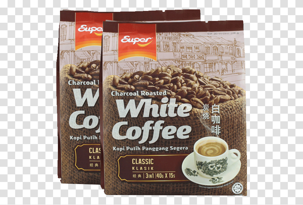Super White Coffee Classic, Plant, Coffee Cup, Food, Vegetable Transparent Png