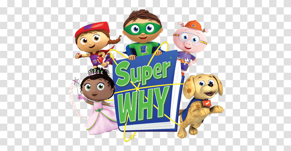 Super Why Characters, Doll, Toy, Teddy Bear, Poster Transparent Png