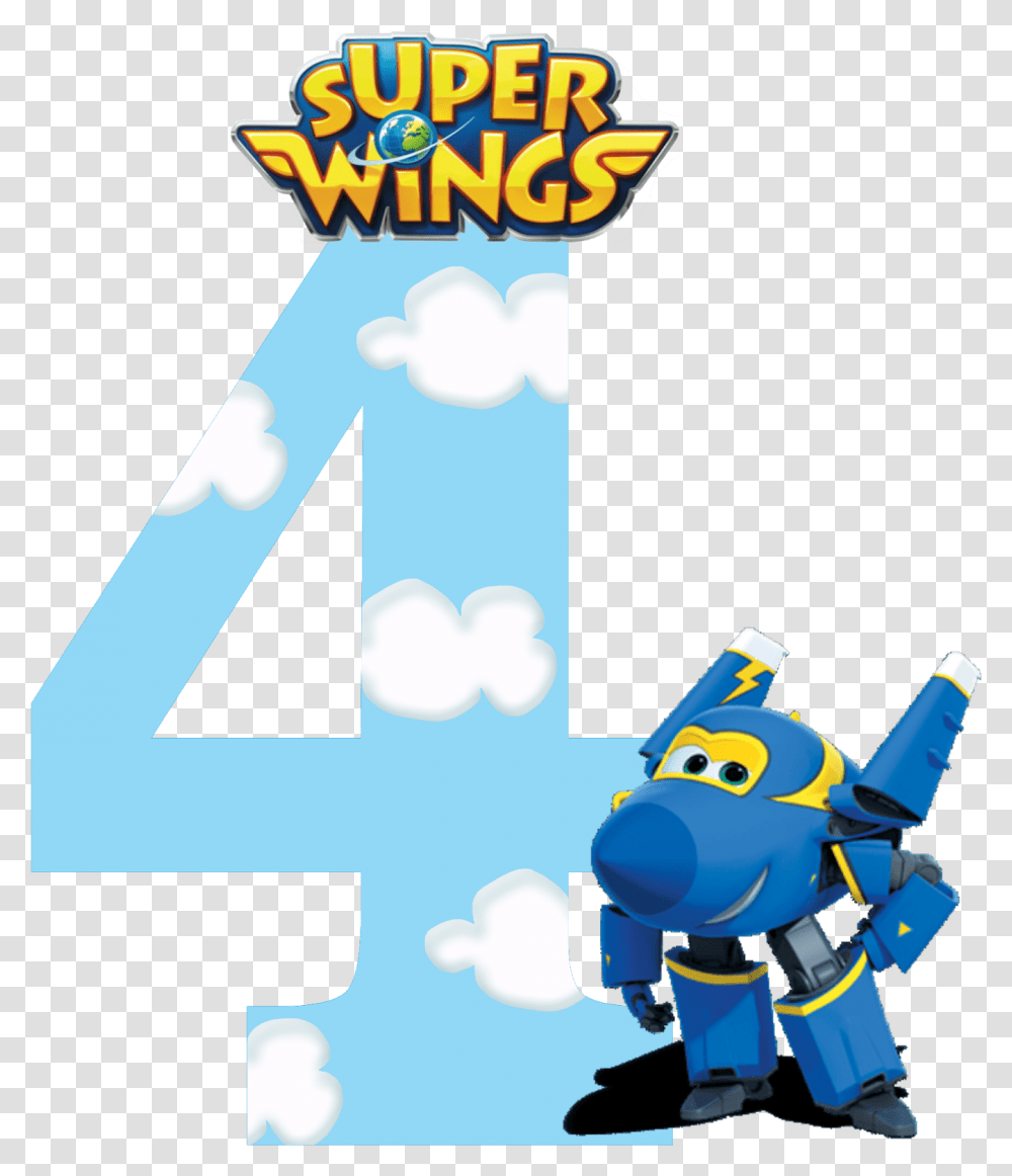 Super Wings Jerome, Toy, Number Transparent Png