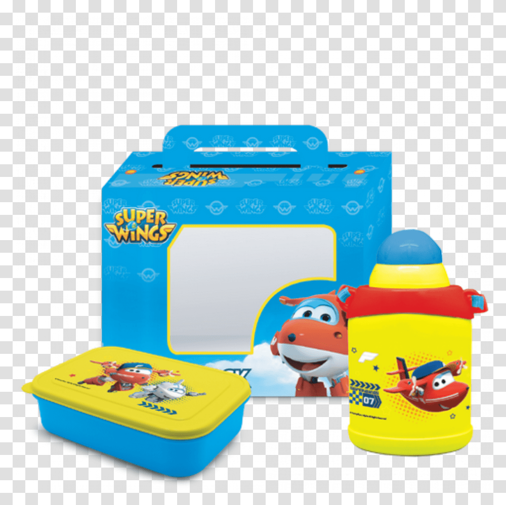 Super Wings Value Pack Super Wings, Bottle, Inflatable Transparent Png
