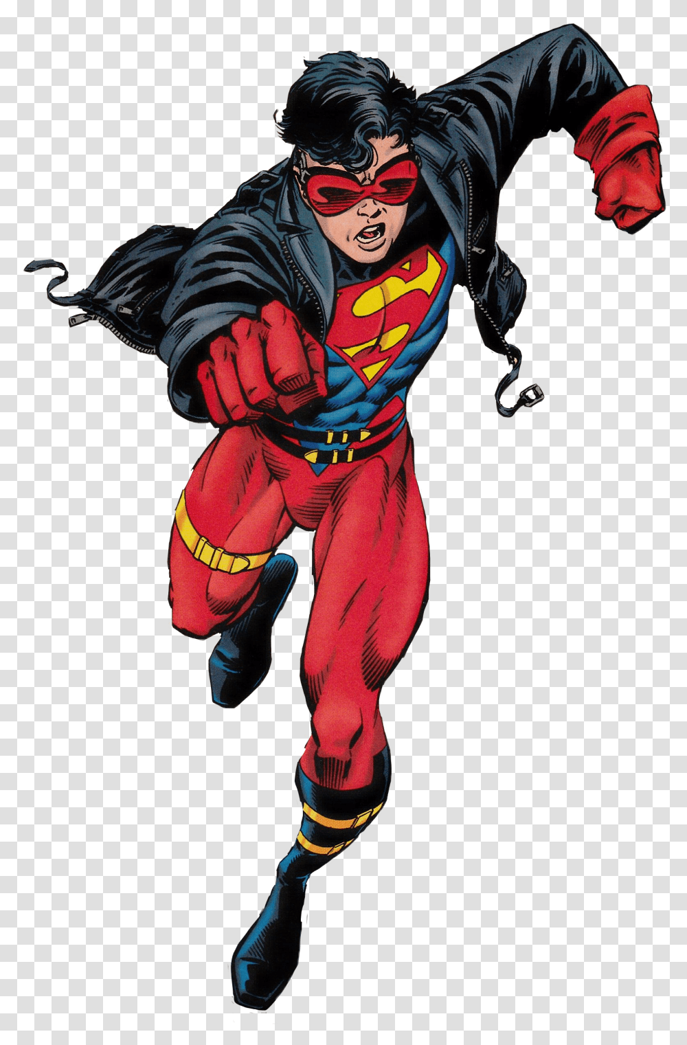 Superboy Comic, Costume, Person, Human, Ninja Transparent Png