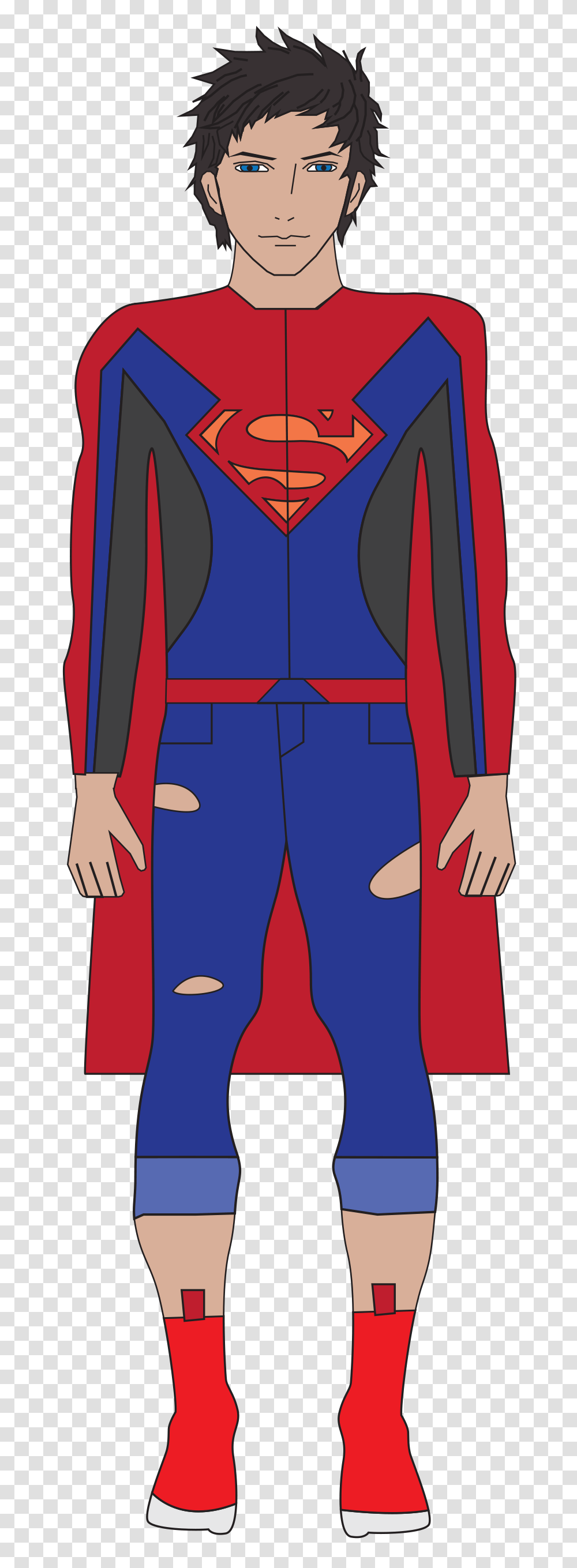 Superboy Dc Comics, Sleeve, Military, Long Sleeve Transparent Png