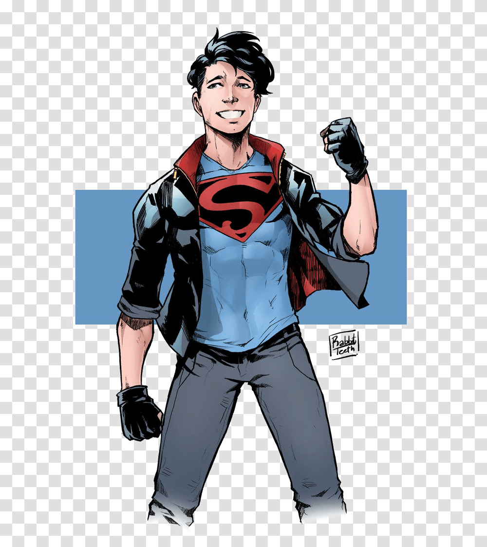 Superboy Download Image Arts, Person, Jacket, Coat Transparent Png