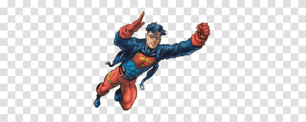 Superboy Image Background Arts, Person, Hand, Duel, Ninja Transparent Png