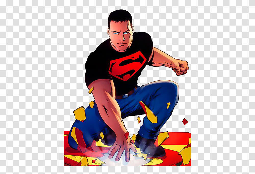 Superboy Super Boy Comic, Person, Human, Sport, Sports Transparent Png