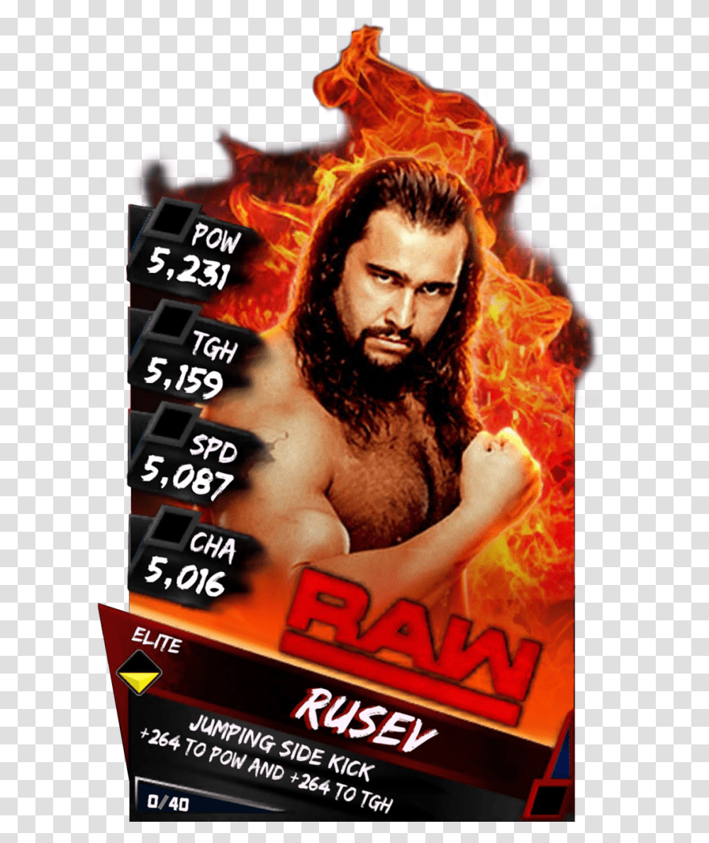 Supercard Rusev S3 Elite Raw Seth Rollins Wwe Supercards, Poster, Advertisement, Flyer, Paper Transparent Png