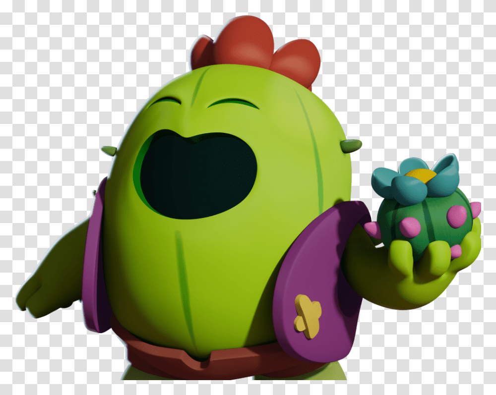 Supercell Make Supercell Brawl Stars Spike, Toy, Ball, Plant, Sweets Transparent Png
