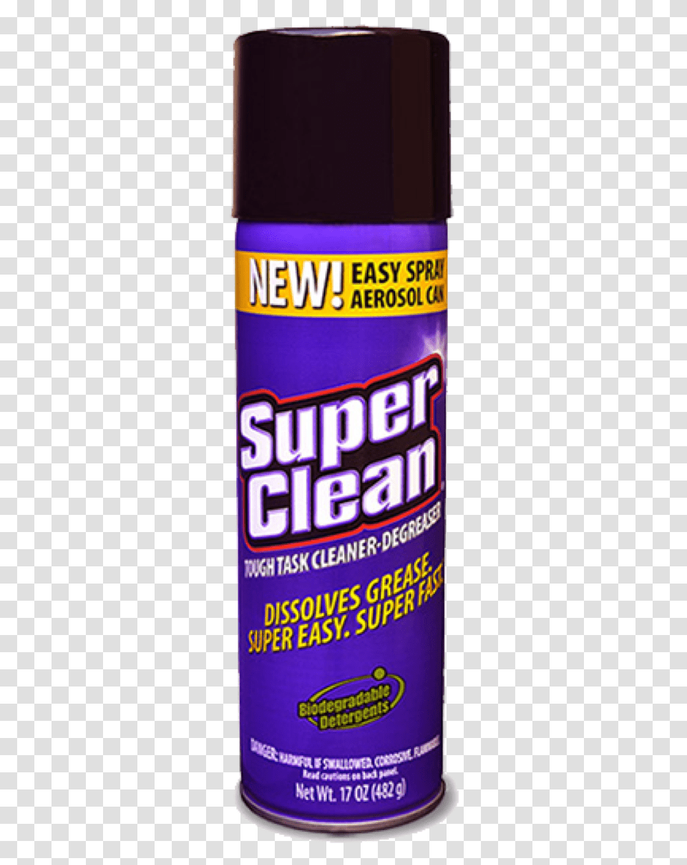 Superclean Aerosol Cleaner Degreaser Electric Blue, Tin, Can, Aluminium, Beer Transparent Png
