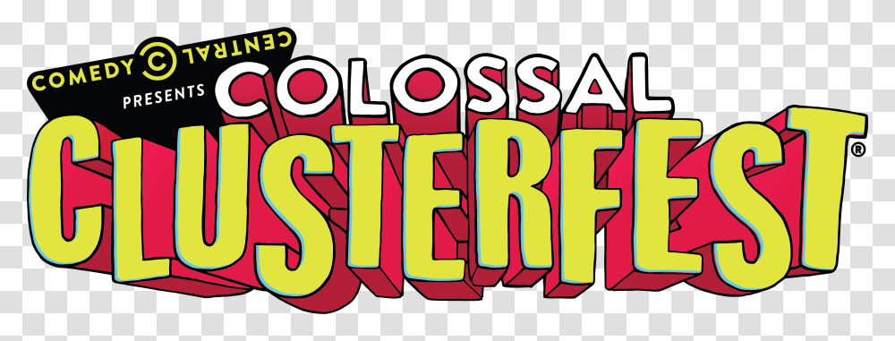 Superfly And Comedy Central Launch Colossal Clusterfest Illustration, Alphabet, Word, Number Transparent Png